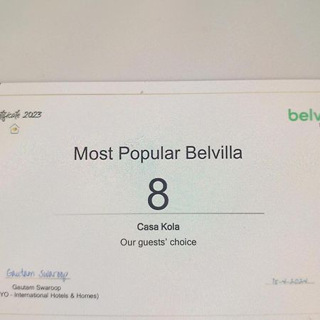 Belvilla By Oyo Casa Kola 모라이라 외부 사진