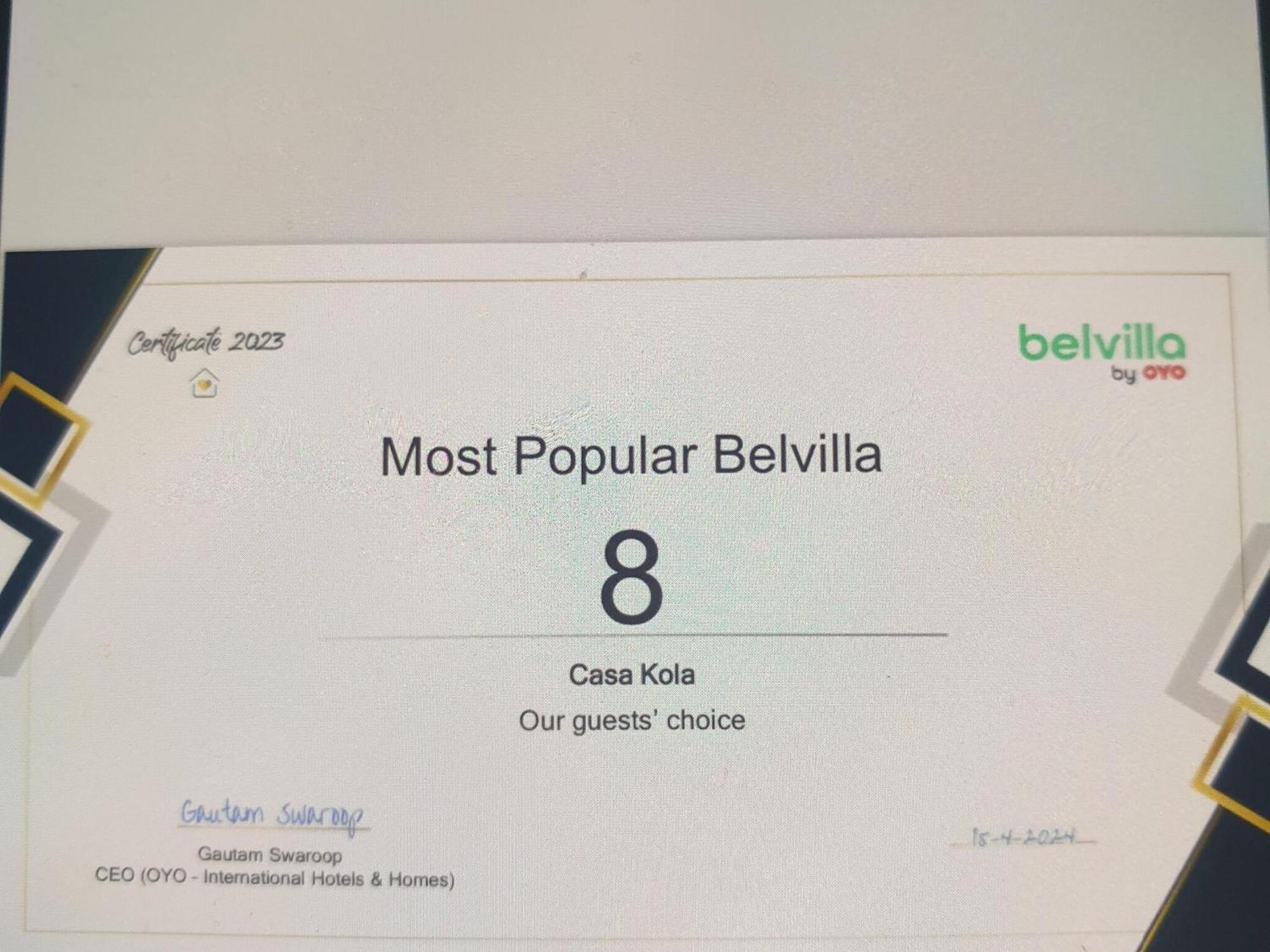 Belvilla By Oyo Casa Kola 모라이라 외부 사진